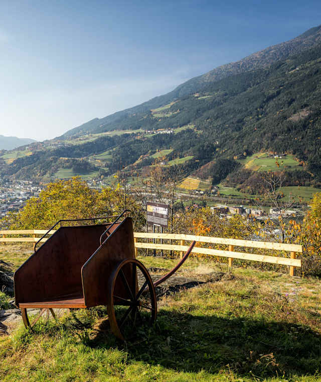 Der Archeopfad bei Brixen im Eisacktal